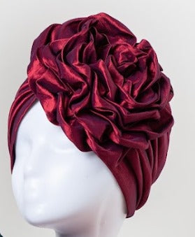 Colourful Round Boom Turban Pre-tied African Headwear