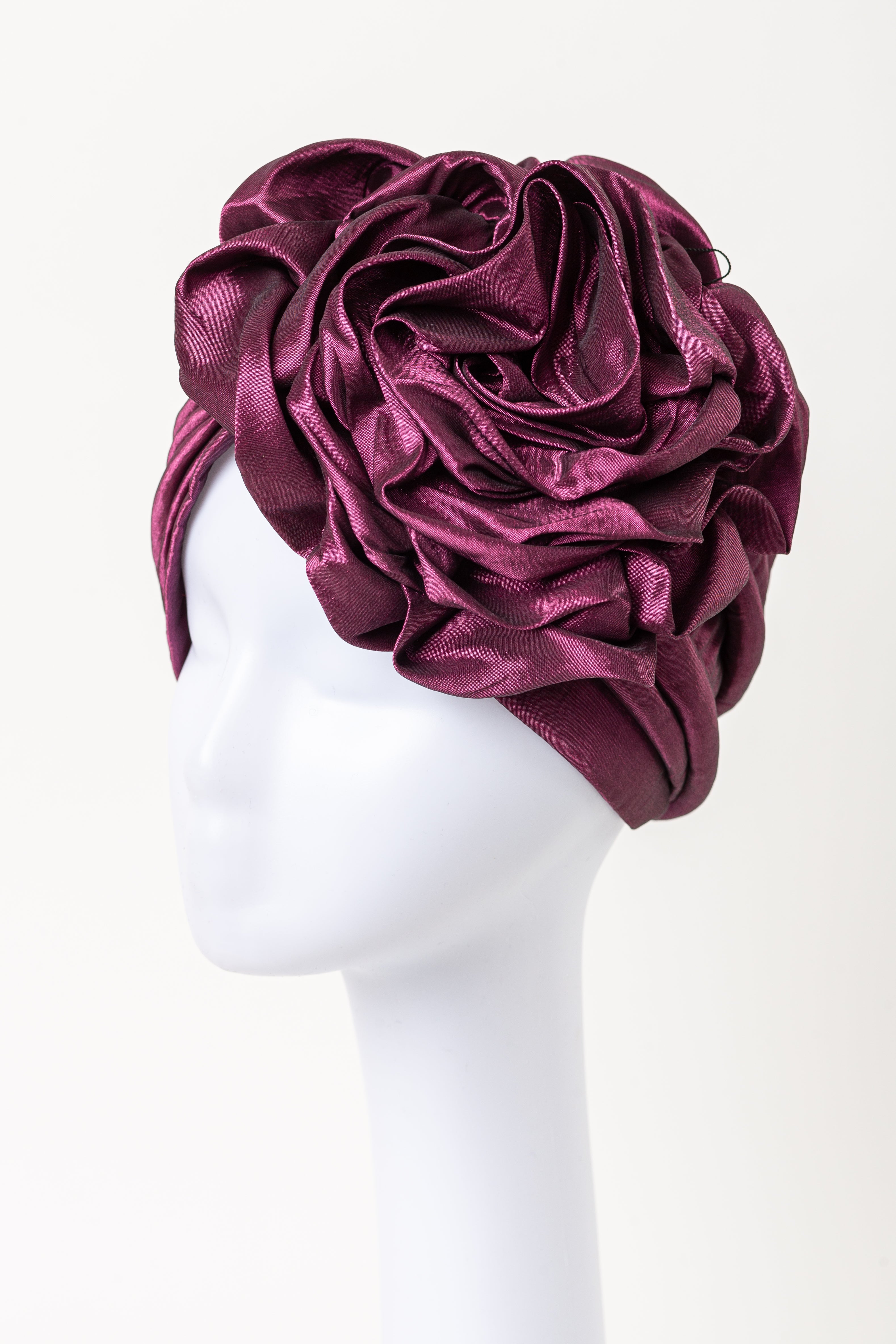 Colourful Round Boom Turban Pre-tied African Headwear