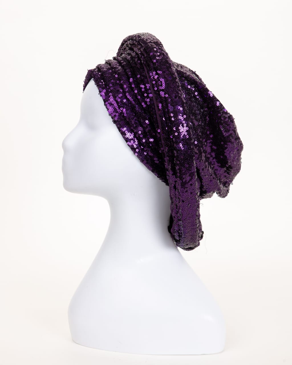 Sequence Embelished Gele Turban - Glamorous & Effortless Headwrap